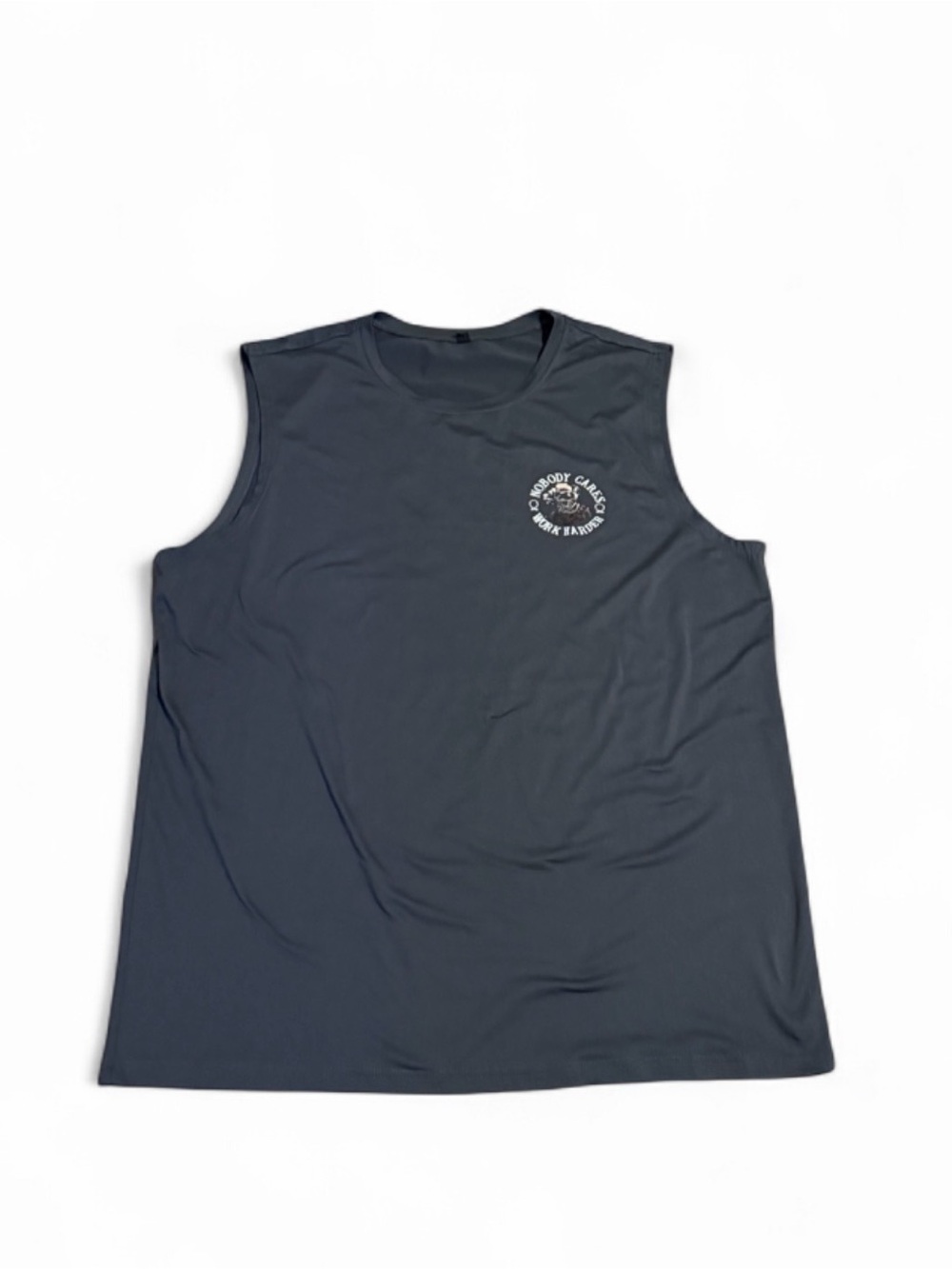 Men's Tank Top - Dark Gray with White Logo